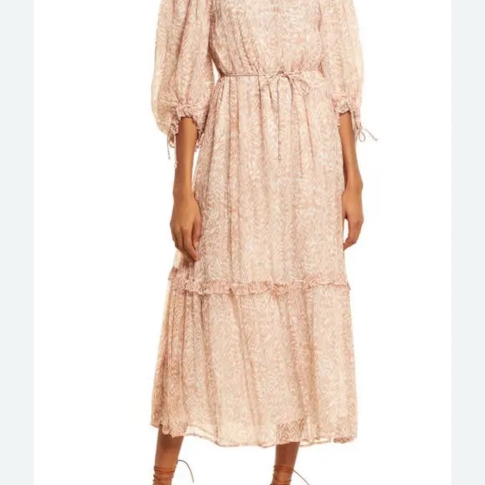 Cleobella Saige Tie Front Midi Dress